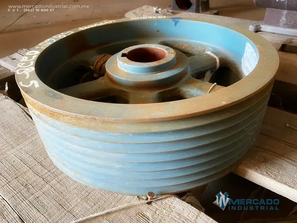 Polea 18 3/4" 8R tipo B/8V parte Y2TIPO4DIAM3-3/8IN marca IBSA - imagen 1
