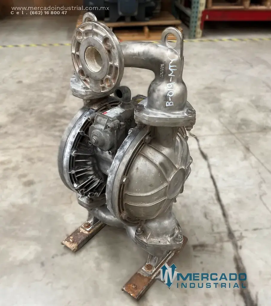Bomba de diafragma 2x2" de acero inoxidable marca YAMADA - imagen 1