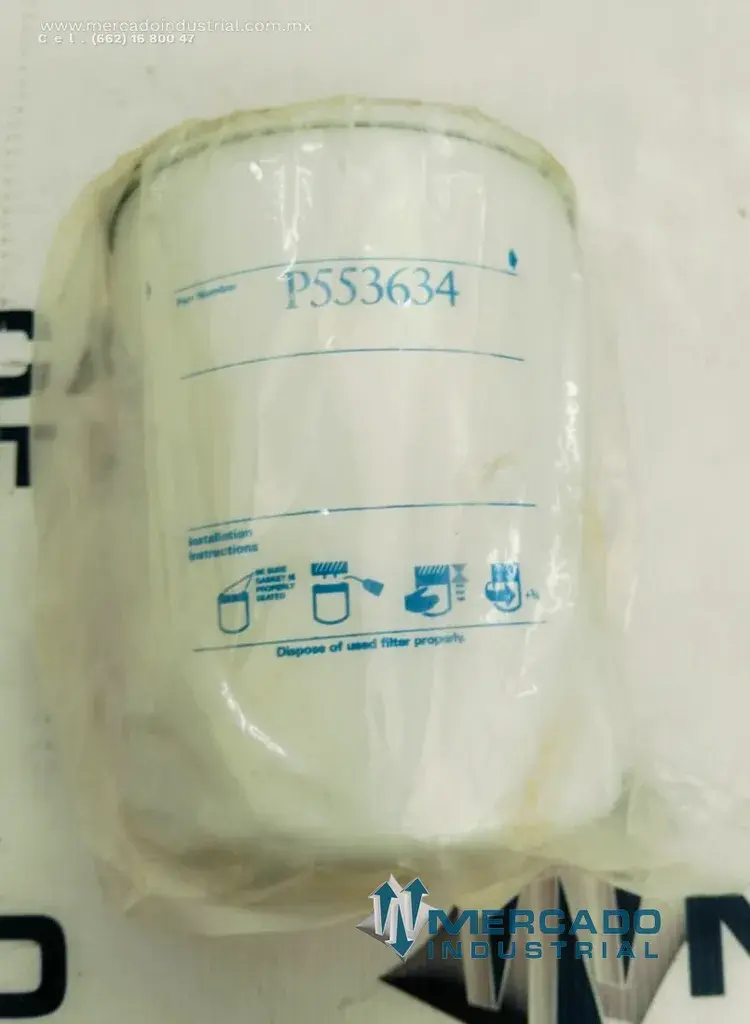 Filtro hidráulico modelo P553634 marca DONALDSON - imagen 1