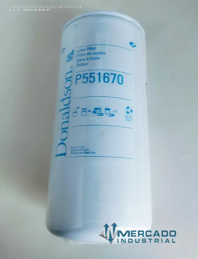 Filtro hidráulico modelo P551670 marca DONALDSON - imagen 1