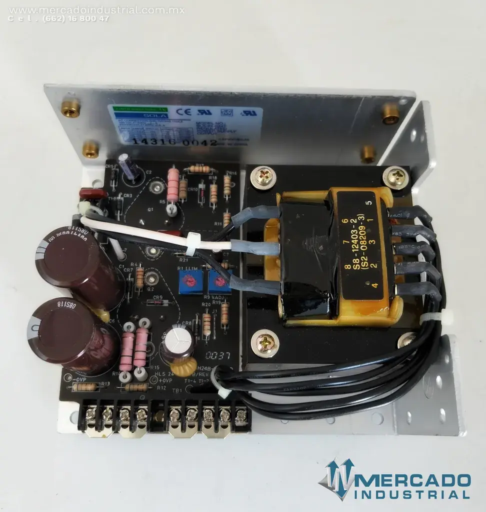 Fuente de alimentación lineal 24V modelo SLS-24-024T marca SOLA - imagen 1