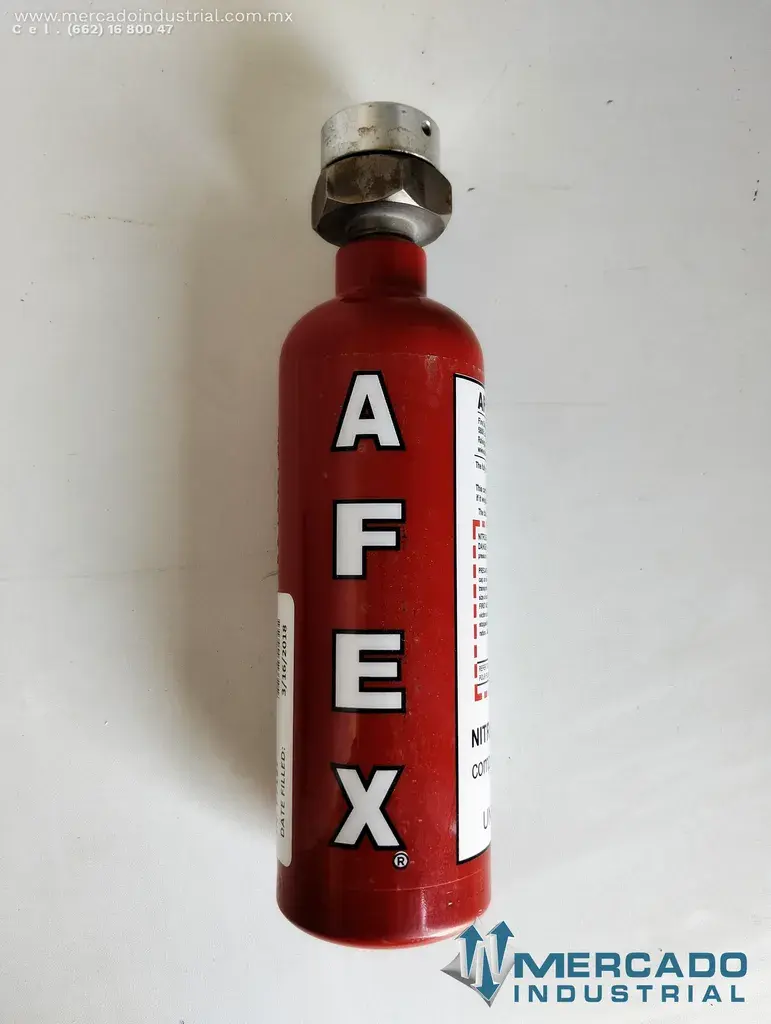 Cartucho de nitrógeno comprimido UN1066 10 OZ parte A320000 marca AFEX - imagen 1