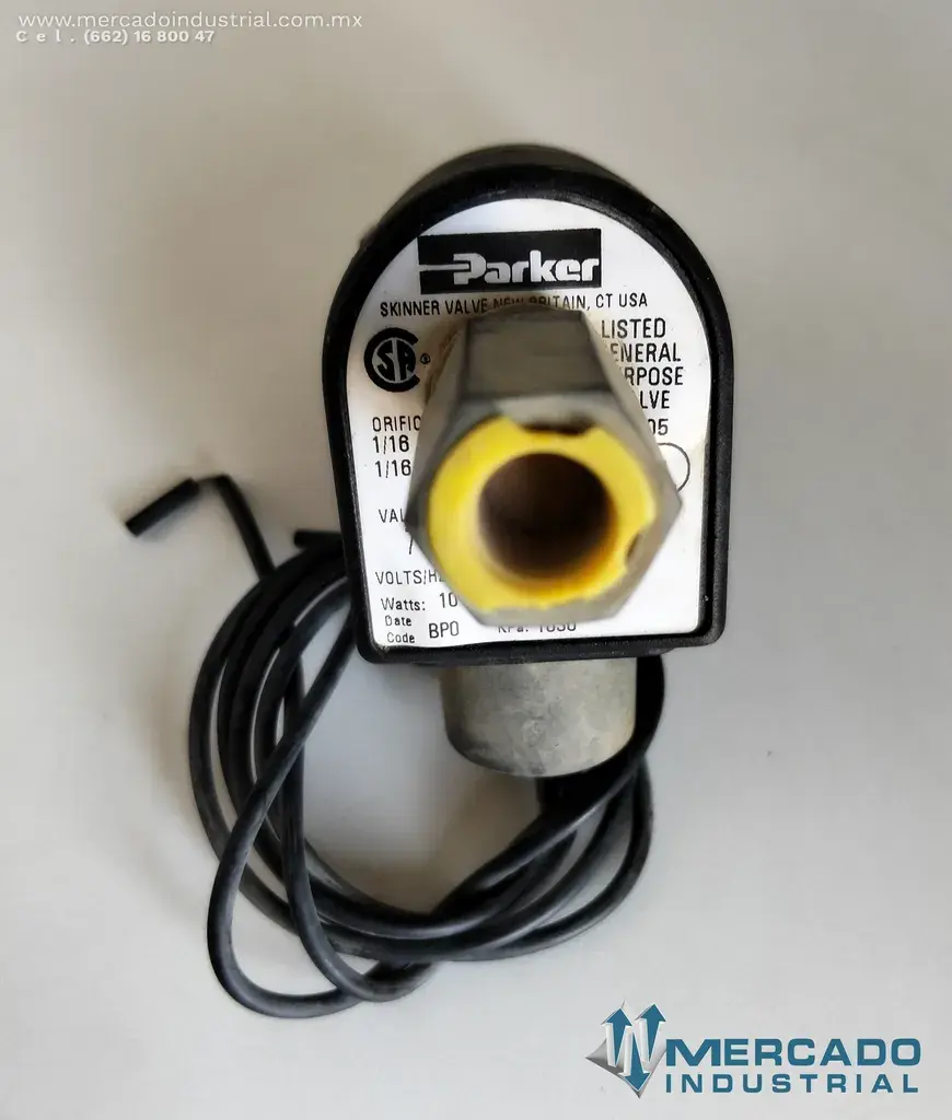Válvula solenoide de acción directa 150 PSI modelo 7133KBN2GVJ1N0C111P3 marca Parker - imagen 1