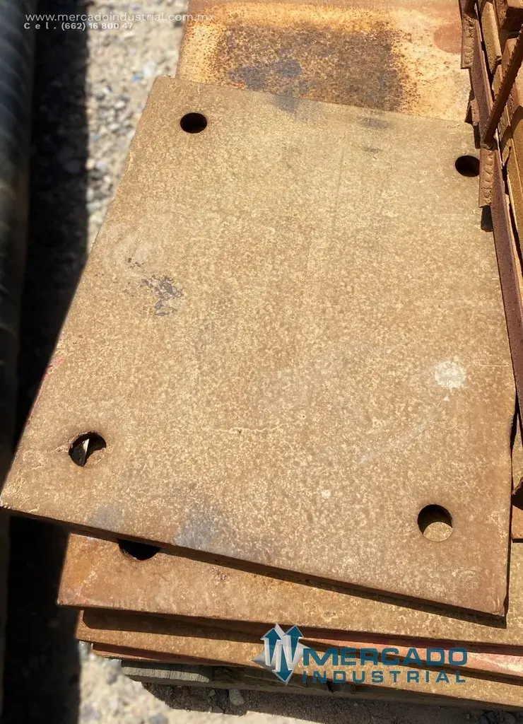 Placa de acero al manganeso 15 3/4" x 18 3/4" - imagen 1