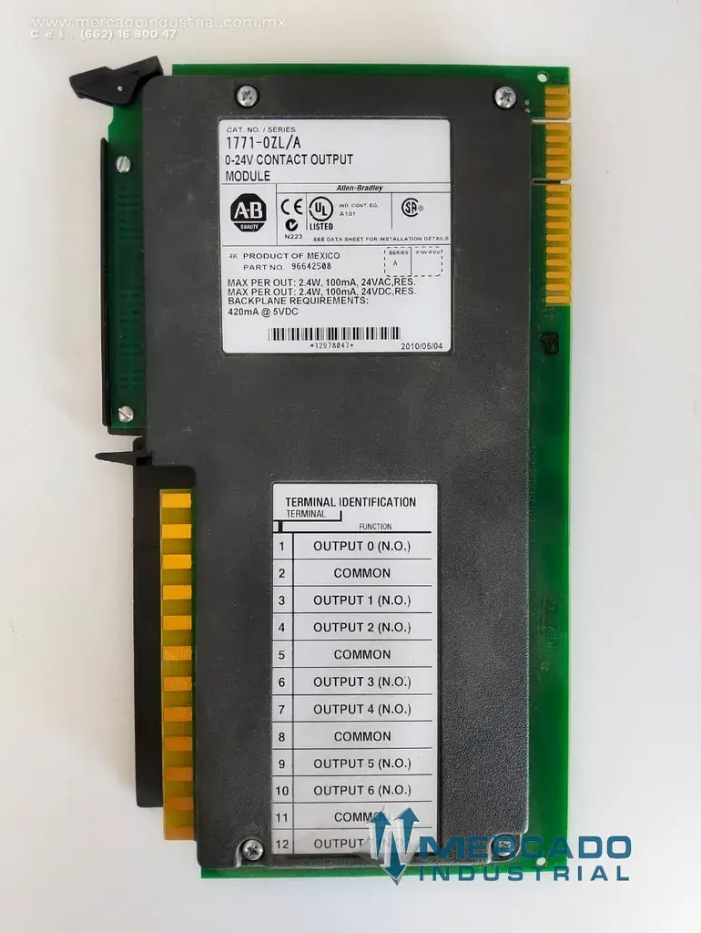 Módulo electrónico 24VAC modelo 1771-0ZL/A marca Allen-Bradley - imagen 1