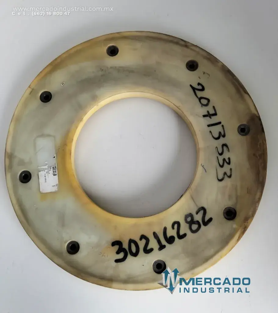 Revestimiento placa de cubierta 7" parte 153R-RS marca FLSmidth Krebs - imagen 1
