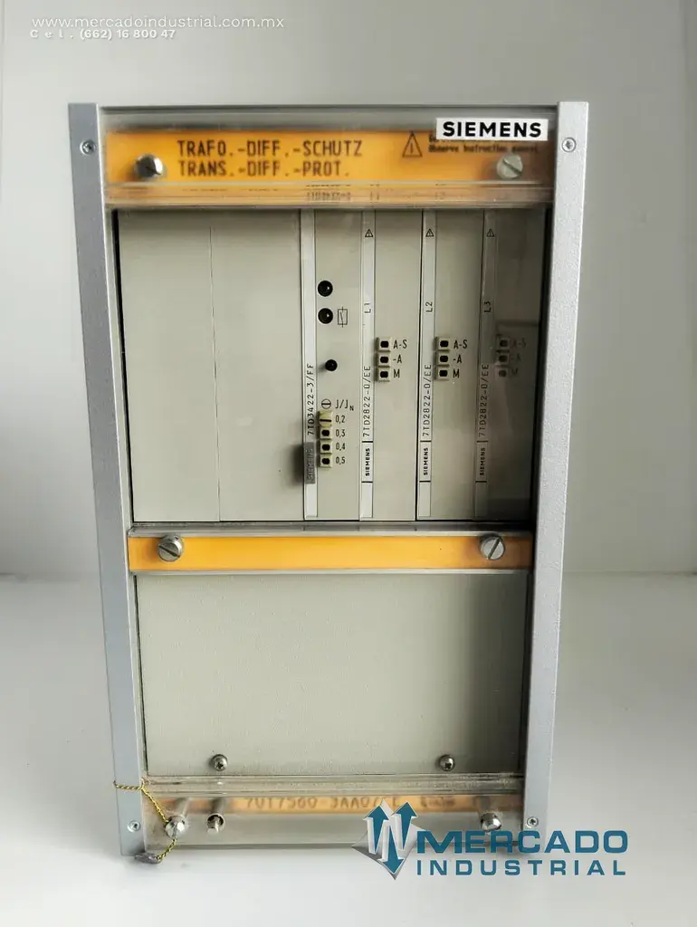 Relay protección diferencial 1A o 5A 250V modelo 7UT7560-3AA0/CE marca Siemens - imagen 1