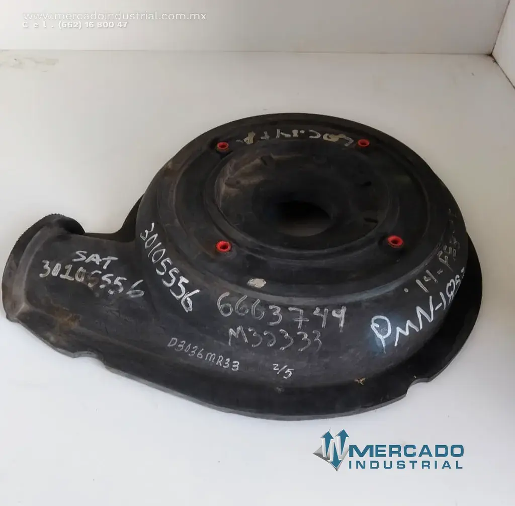 Revestimiento de tapa del marco 3" parte D3016MR33 marca Weir minerals - imagen 1