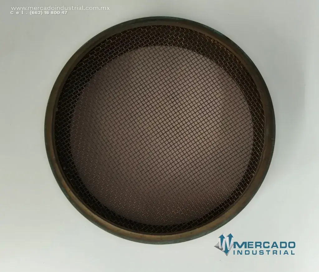 Tamiz para laboratorio malla #8 abertura 2.36 mm (0.0937") marca ALCON - imagen 1