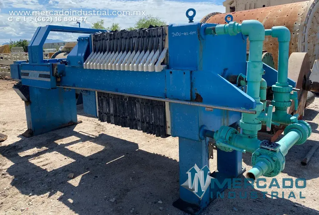 Filtro prensa 18 placas de 40 x 40" marca JWL - imagen 1