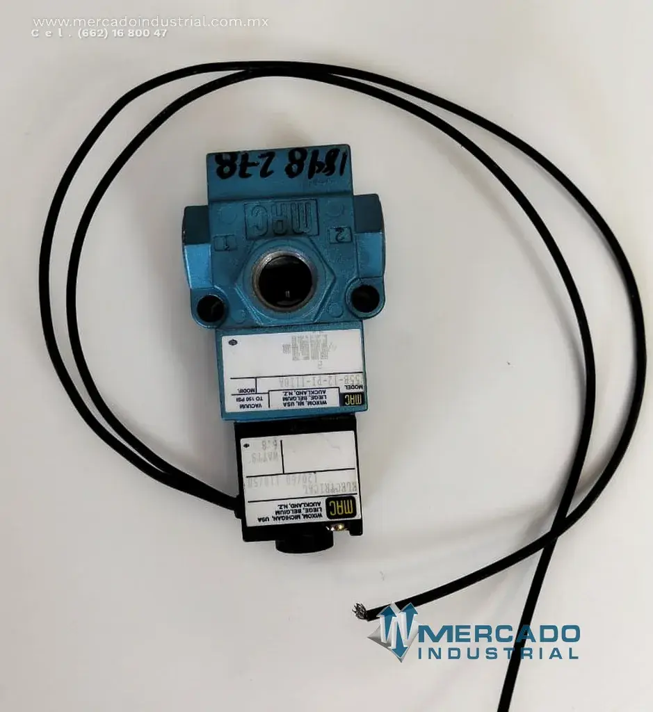 Válvula de aire 150 PSI modelo 55B-12-PI-111BA marca MAC - imagen 1