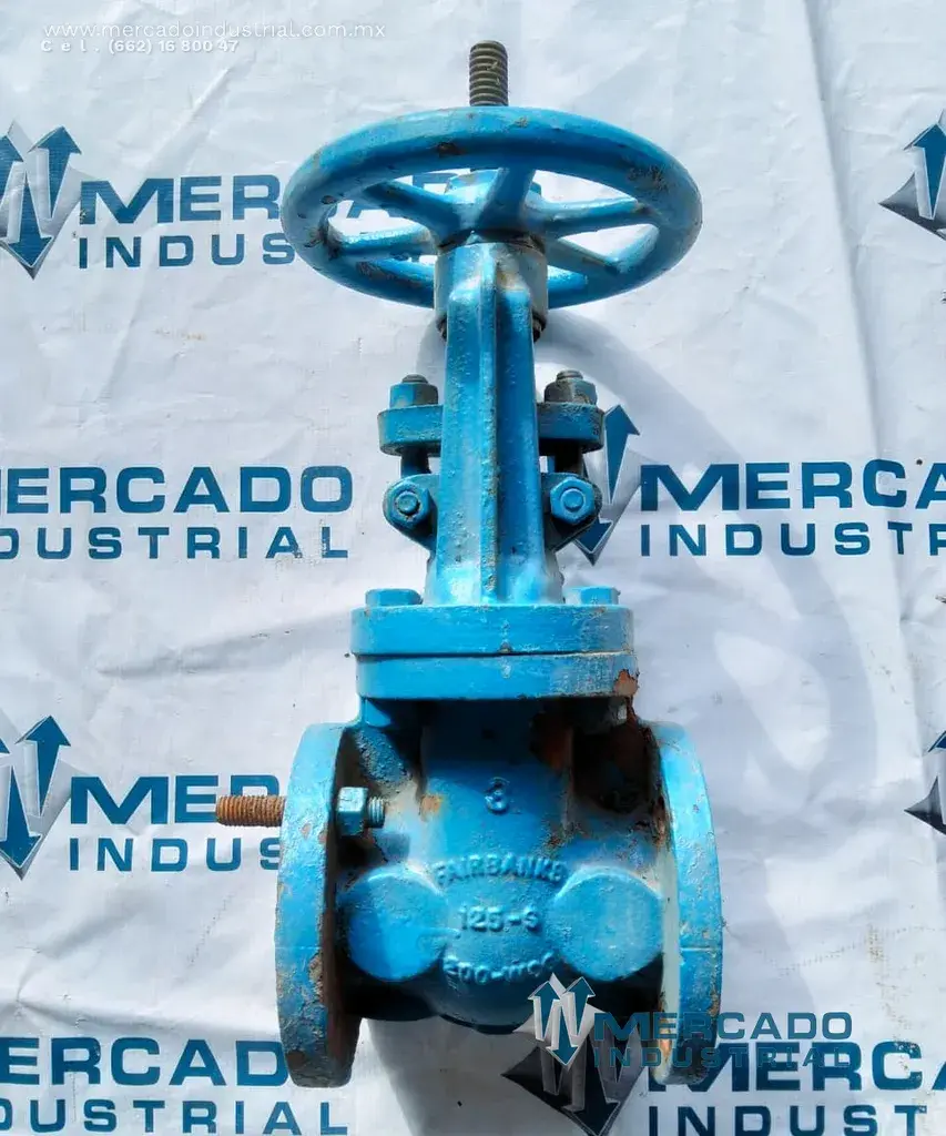 Válvula de compuerta 3'' 200 PSI tipo 125-S marca FAIRBANKS - imagen 1