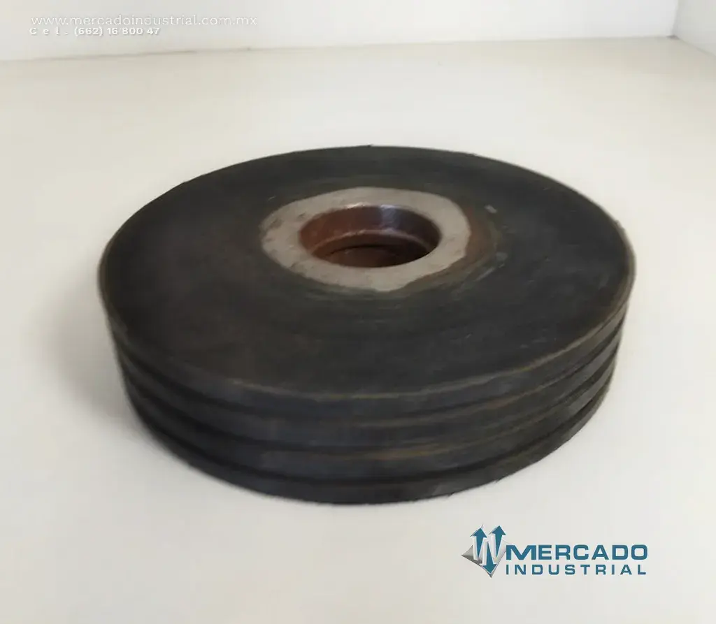 Rueda de hule de 9'' parte 23963 - imagen 1