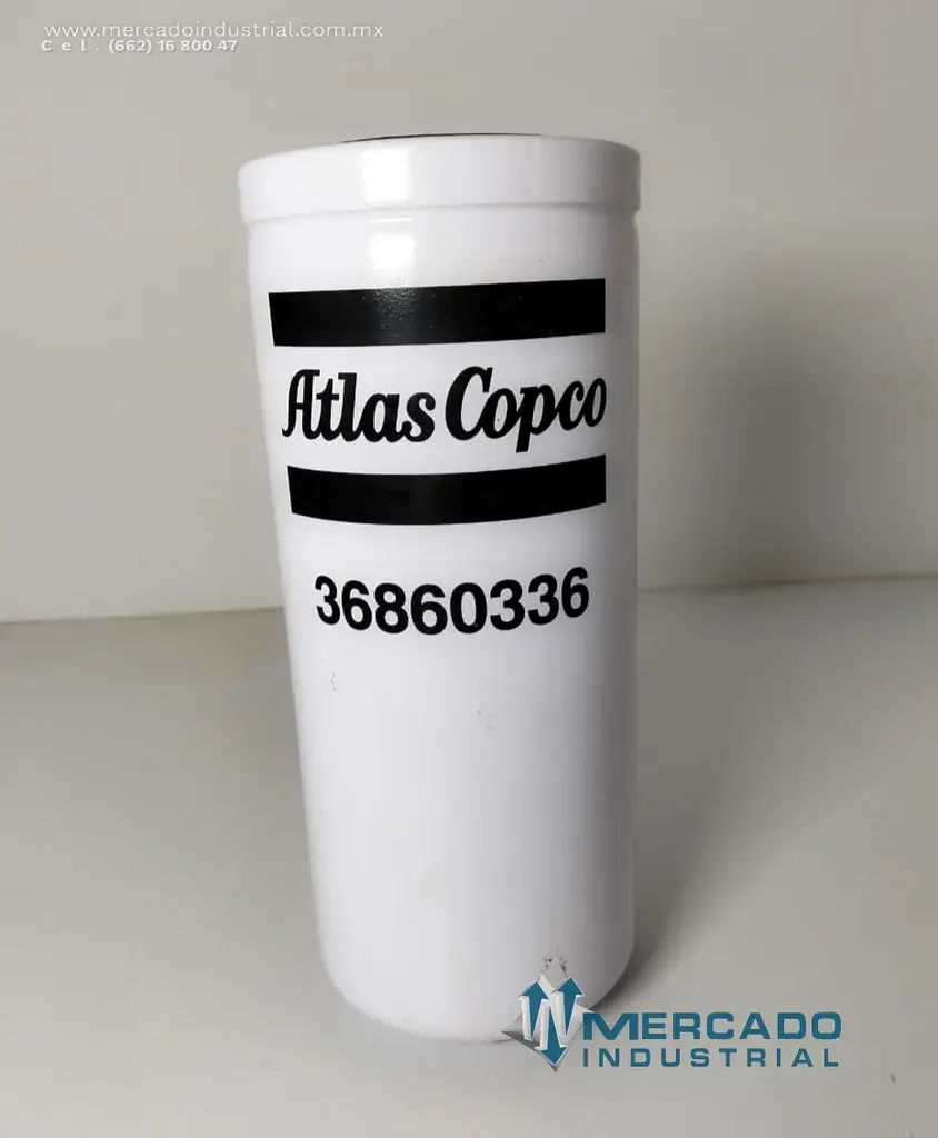 Filtro de aceite separador parte 36860336 marca Atlas Copco - imagen 1