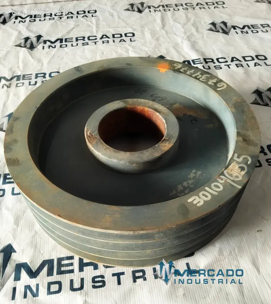 Polea transmisión acero 17.5" 4R marca IBSA - imagen 1