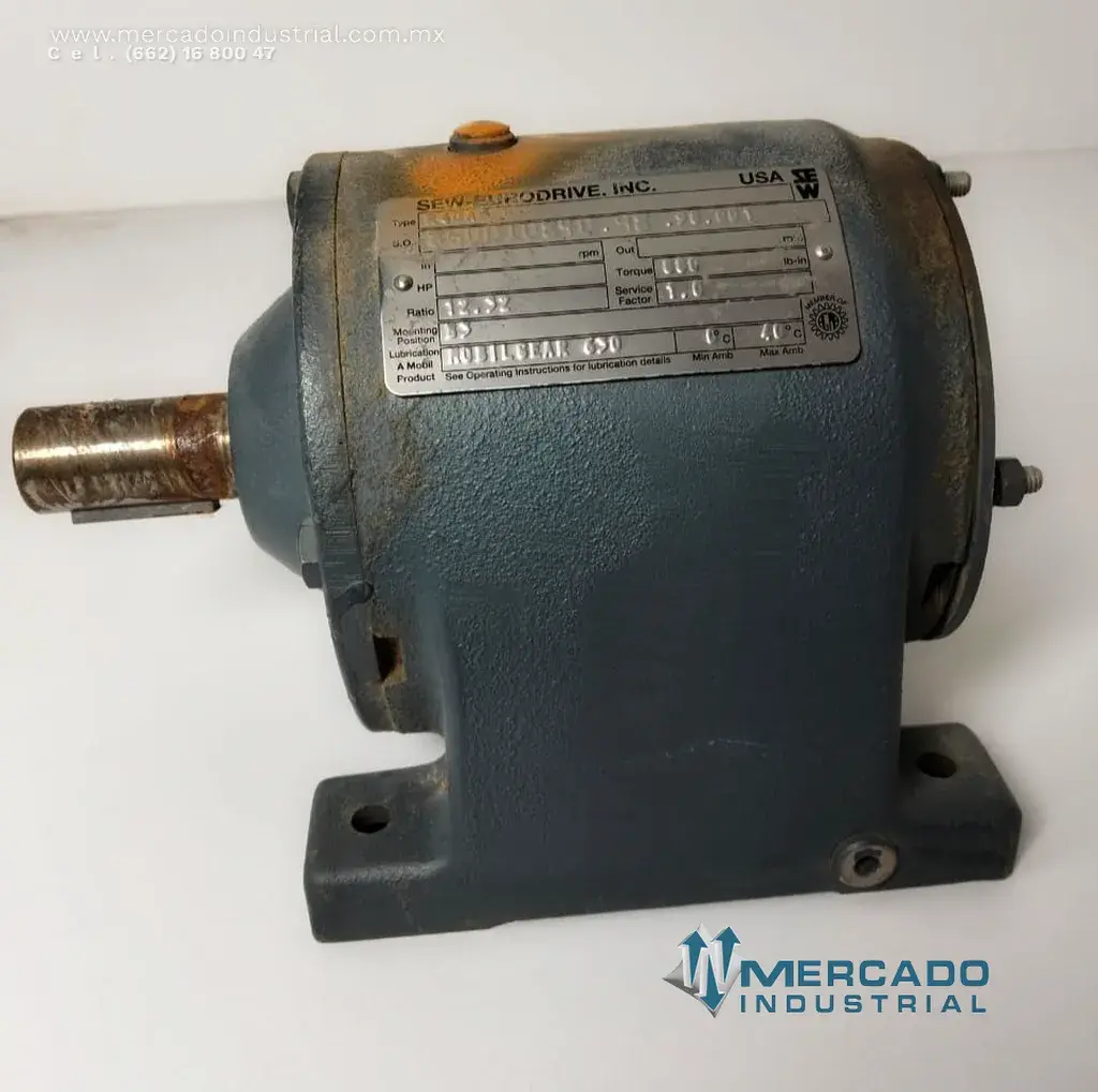Reductor de velocidad ratio 12.52:1 modelo R40A marca Sew-eurodrive - imagen 1
