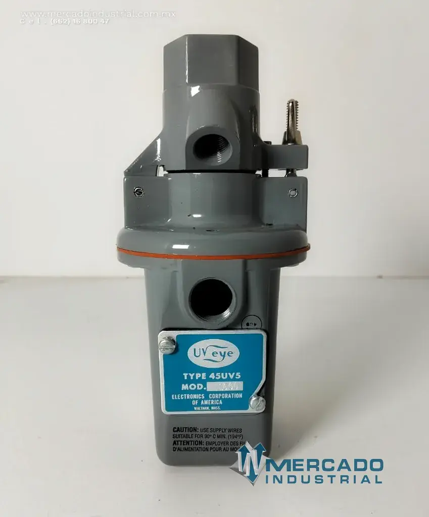 Sensor detector de flama UV 120VAC modelo 45UV5-1009 marca Fireye - imagen 1