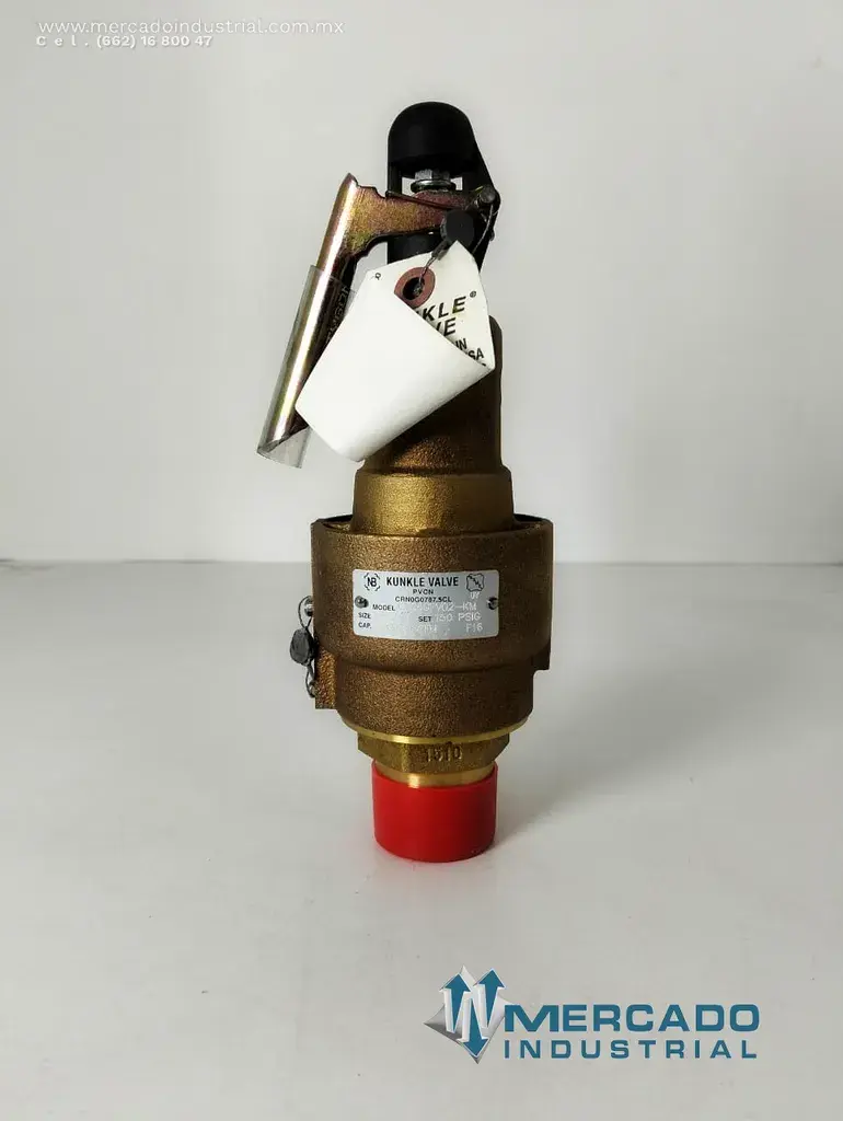 Válvula de seguridad 150 PSIG modelo 6186GFV02-KM marca Kunkle Valve - imagen 1