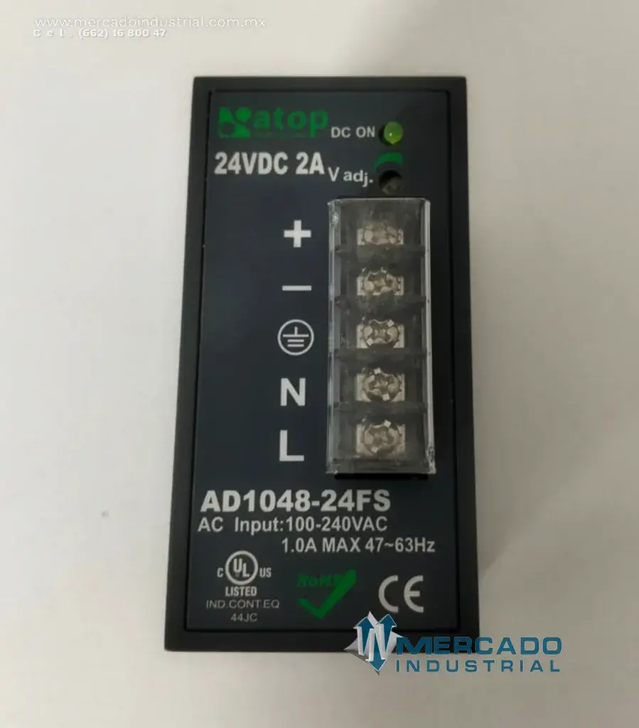 Fuente de poder conmutada 240 VDC modelo AD1048-24FS marca Atop - imagen 1