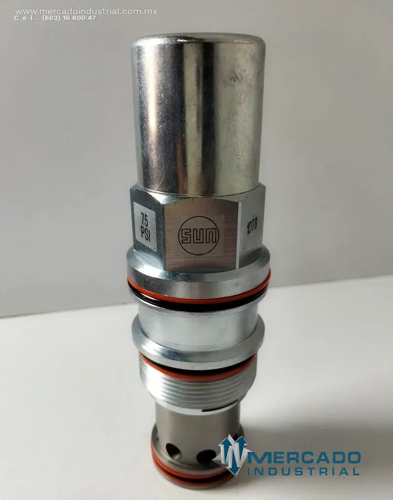 Válvula de alivio de seguridad 75 PSI modelo DT8 marca SUN - imagen 1