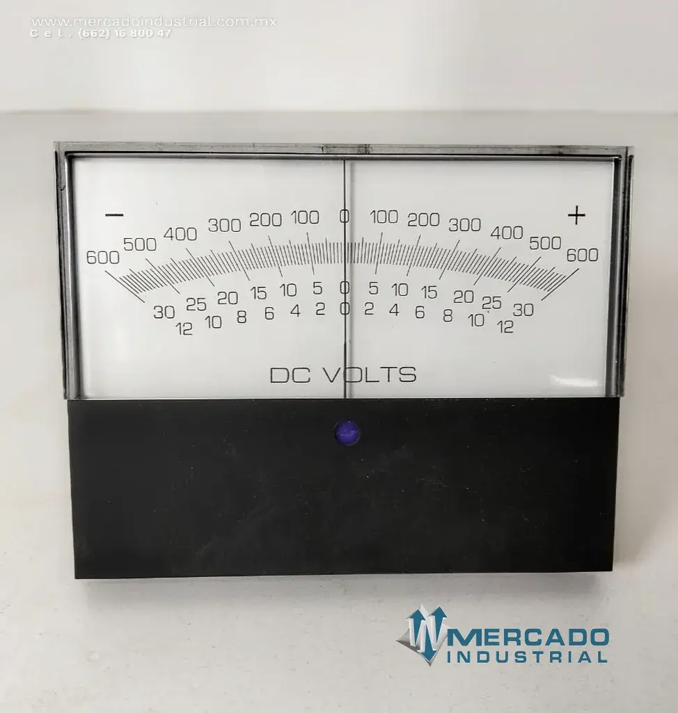 Voltímetro analógico 12VDC modelo K45 meter marca L&H - imagen 1