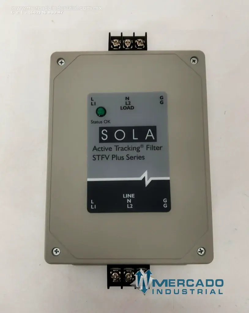 Filtro de supresión monofásico 120VAC modelo STFV150-10N marca SOLA - imagen 1