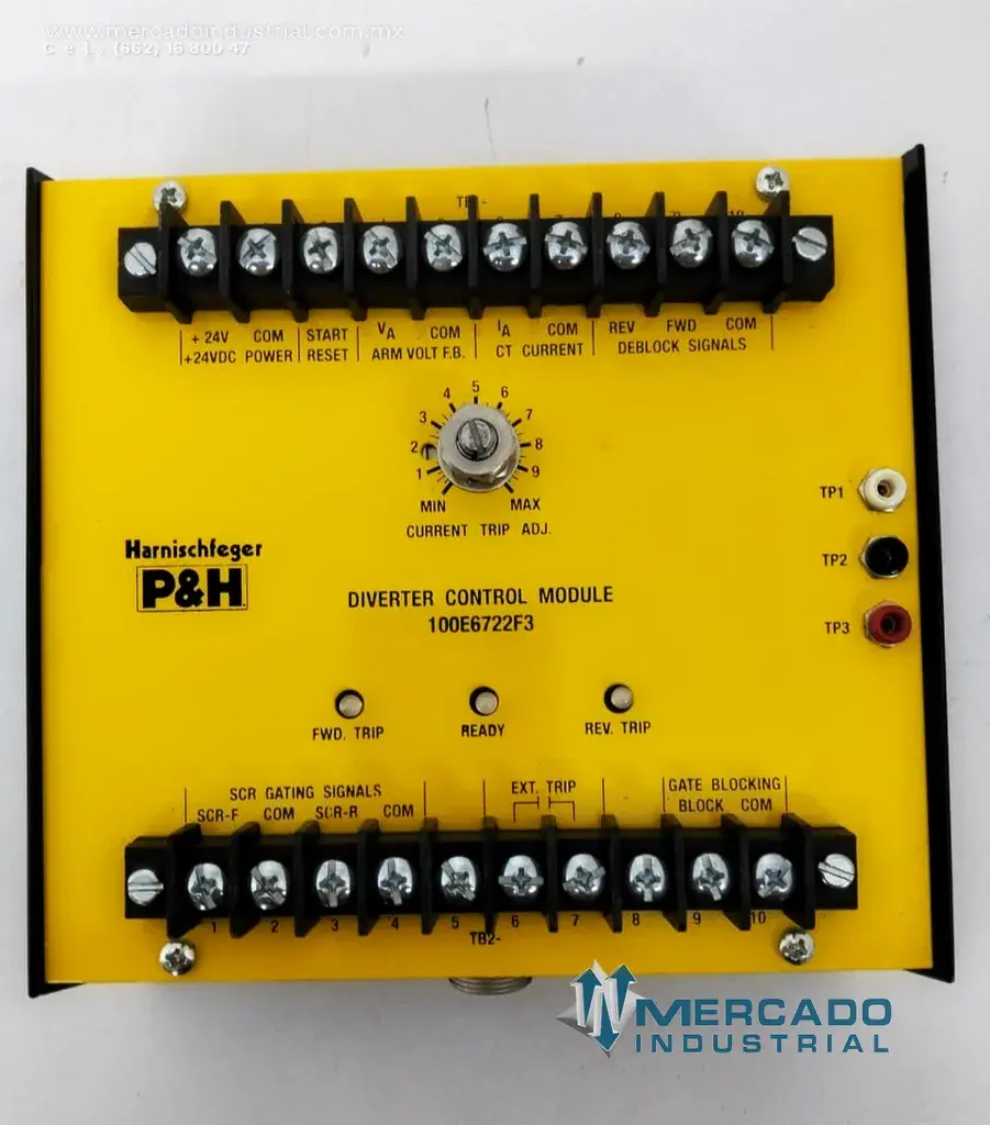 Módulo de control 24 VDC parte 100E6722F3 marca P&H - imagen 1