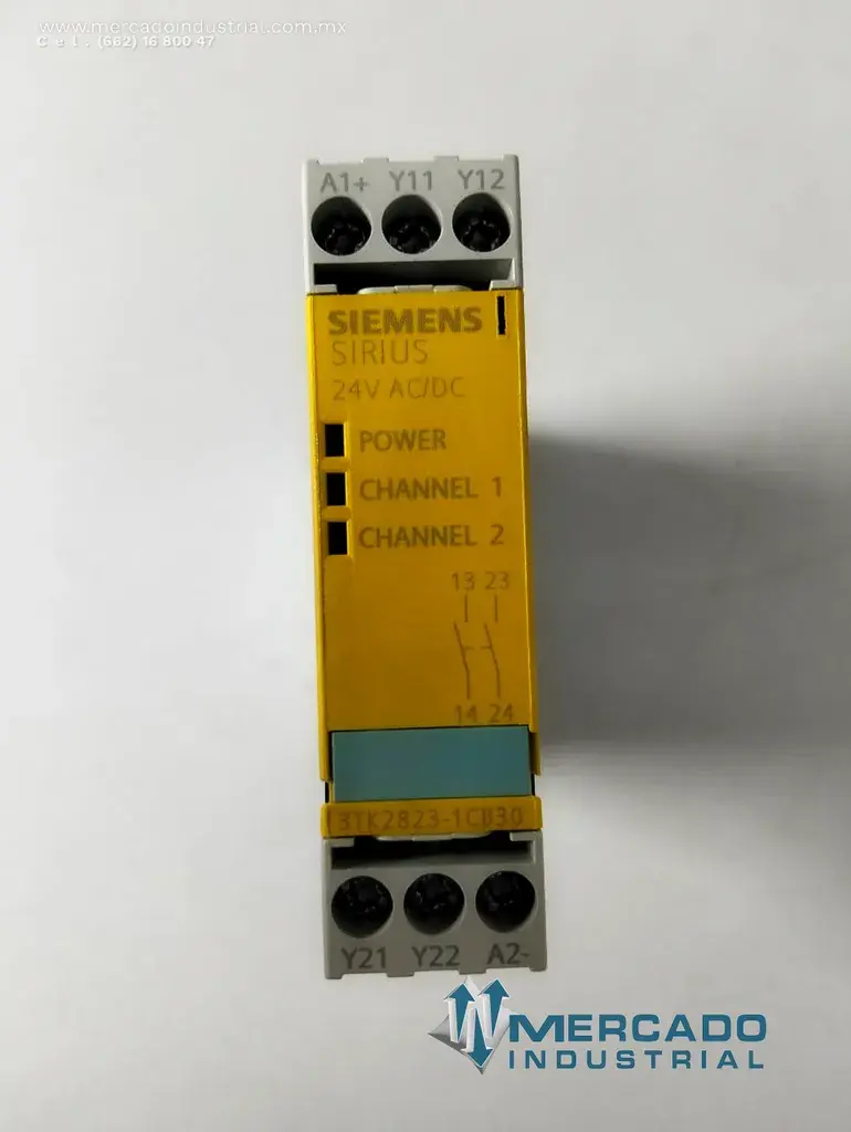 Relé de seguridad 5A 230V parte 3TK2823-1CB30 marca Siemens - imagen 1