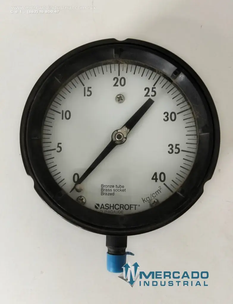 Manómetro industrial 570 PSI modelo duragauge marca Ashcroft - imagen 1