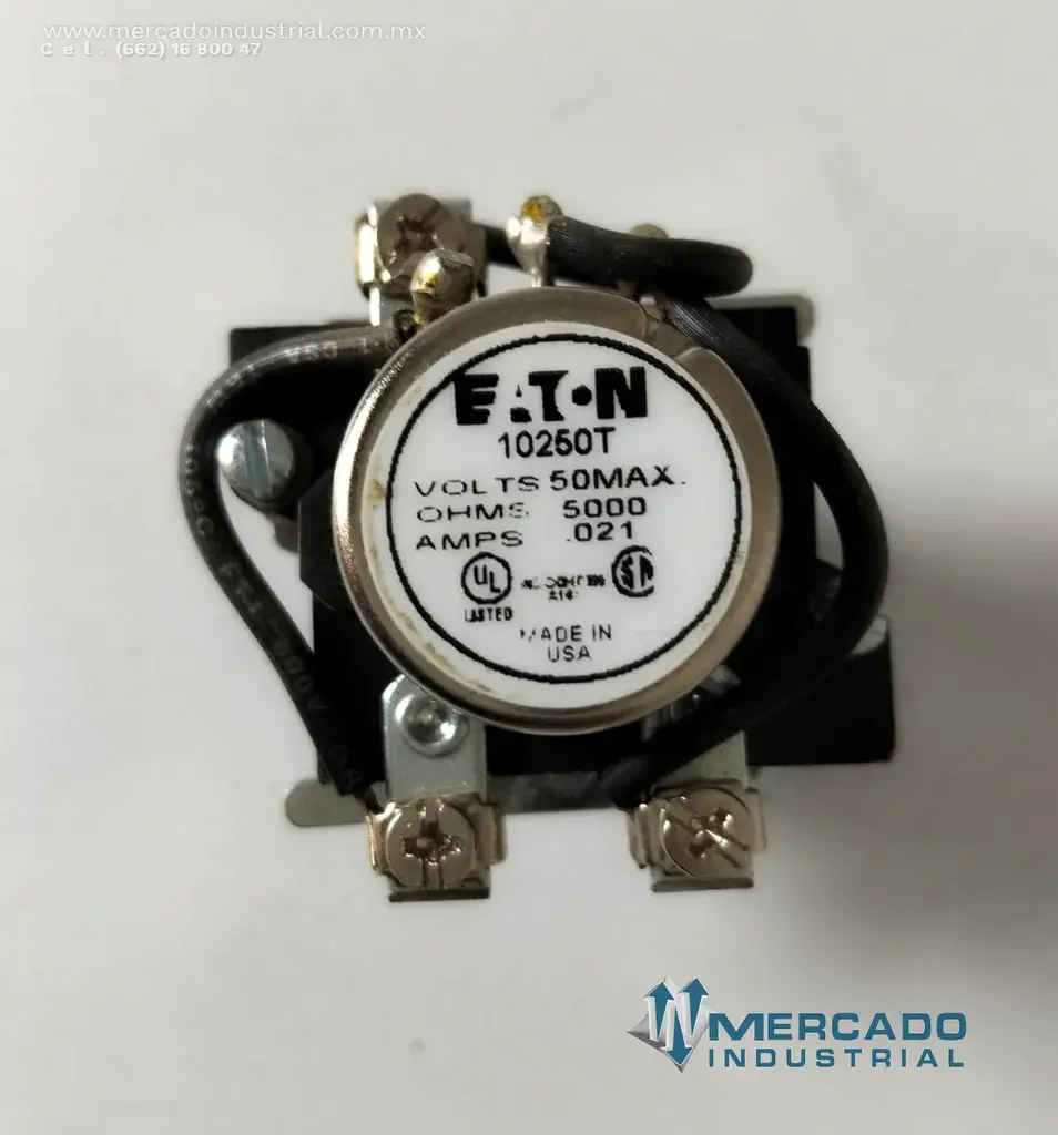 Potenciómetro industrial 0.021 A 50 V modelo 10250T marca Eaton - imagen 1
