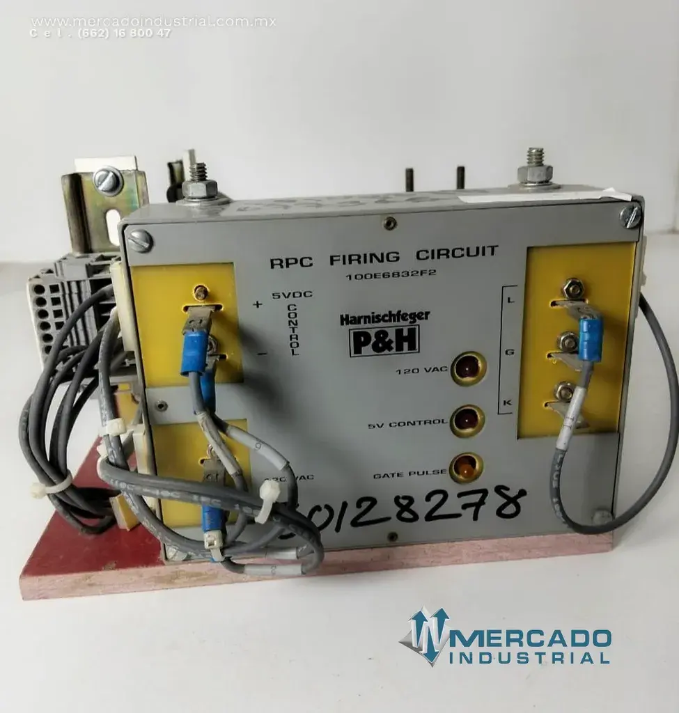 Módulo electrónico de disparo 120VAC parte 979A2301F2 marca P&H - imagen 1