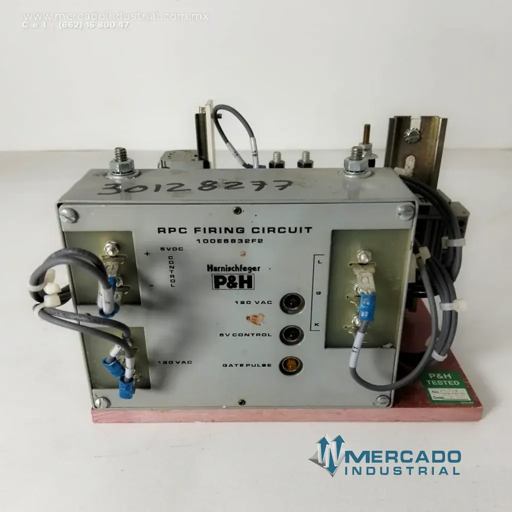 Módulo electrónico de disparo 120VAC parte 979A2301F1 marca P&H - imagen 1