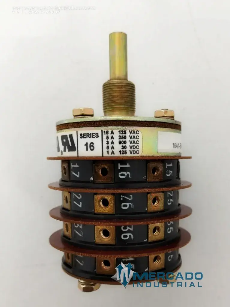 Switch rotativo parte 16A1-B-4 marca Shallco - imagen 1