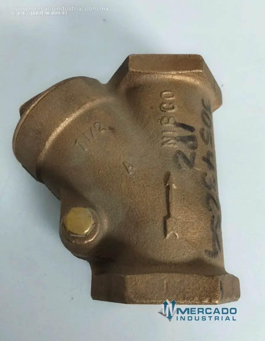 Válvula de retención 1 1/2" 200psi marca NIBCO - imagen 1