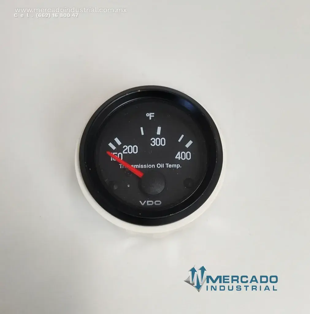Manómetro de temperatura para aceite de transmisión 100-400 °F marca VDO - imagen 1