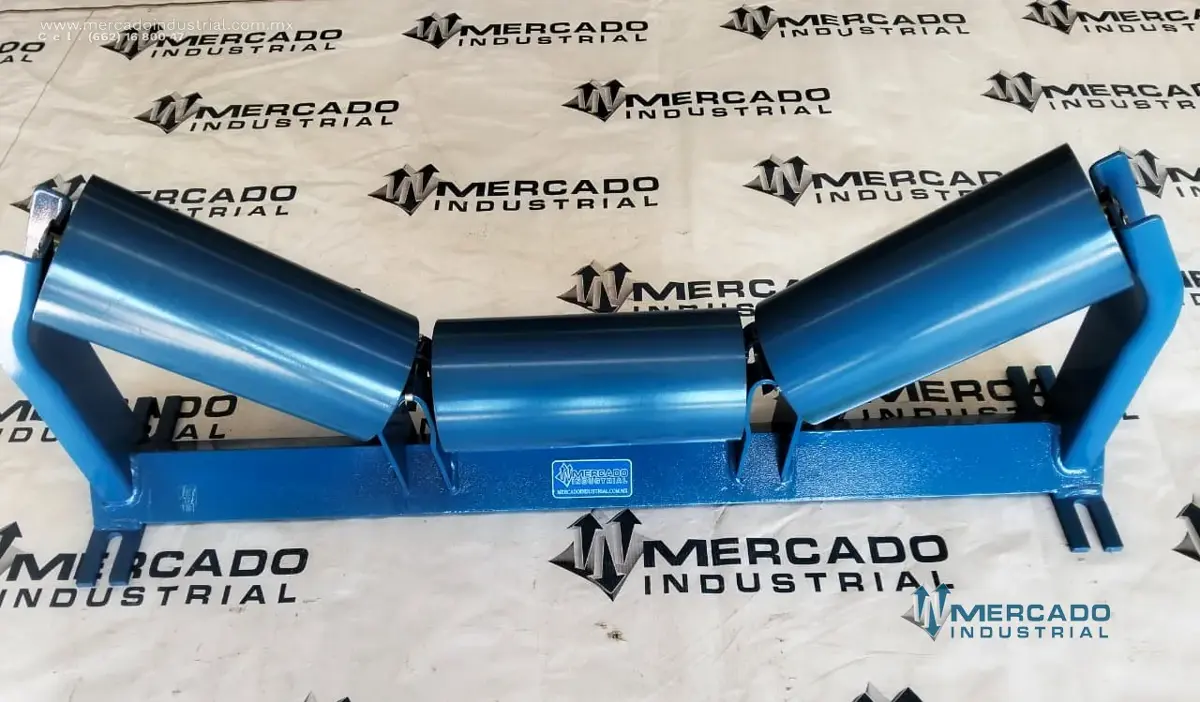 Mancuerna de rodillo triple para banda de 30" 35° marca MI COMPONENTS - imagen 1