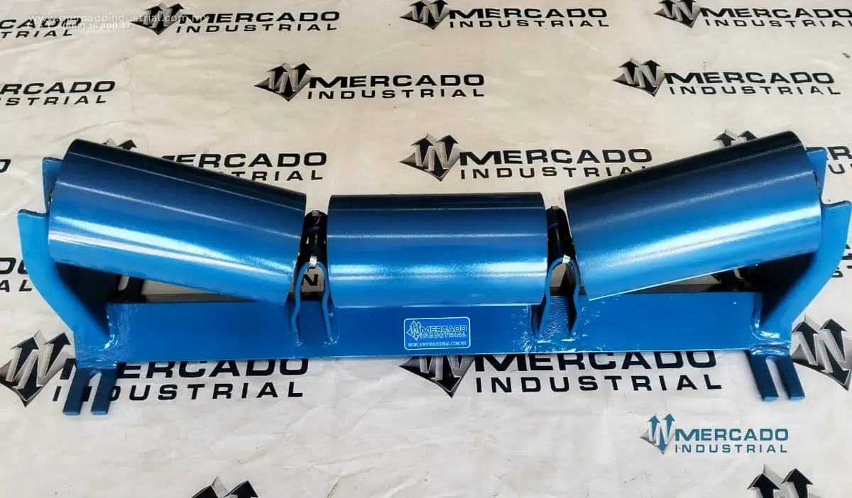 Mancuerna de rodillo triple para banda de 24" 20° marca MI COMPONENTS - imagen 1