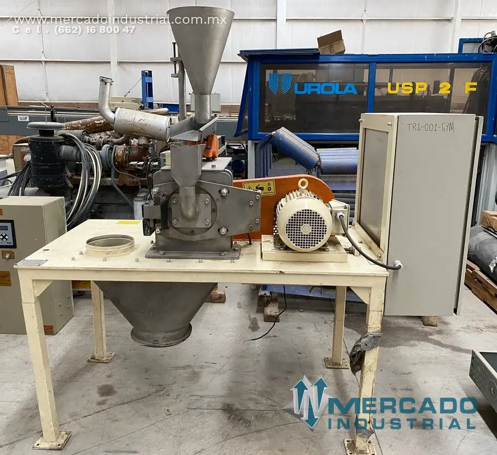 Molino de impacto tipo universal 5.5 kW Modelo CUM 150 marca NETZSCH - imagen 1