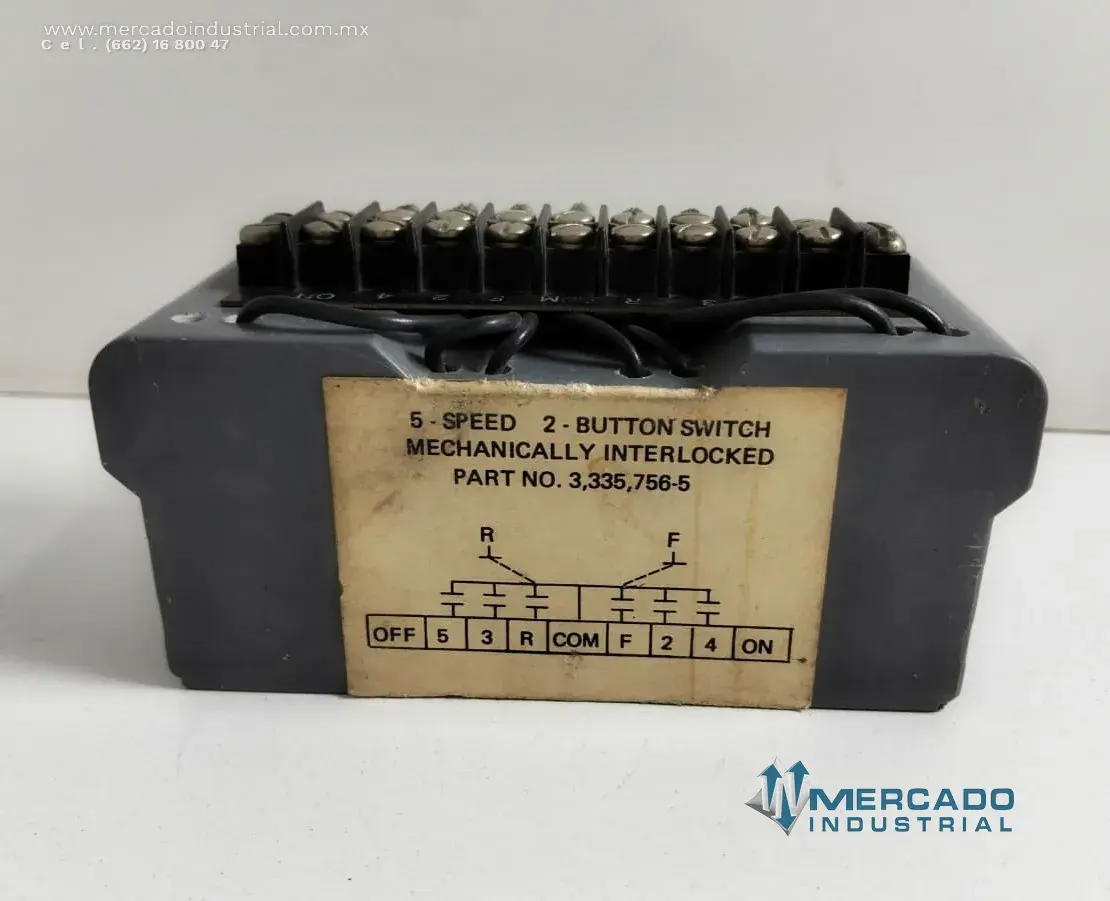Interruptor de control parte 3335756-5 marca JOY - imagen 1