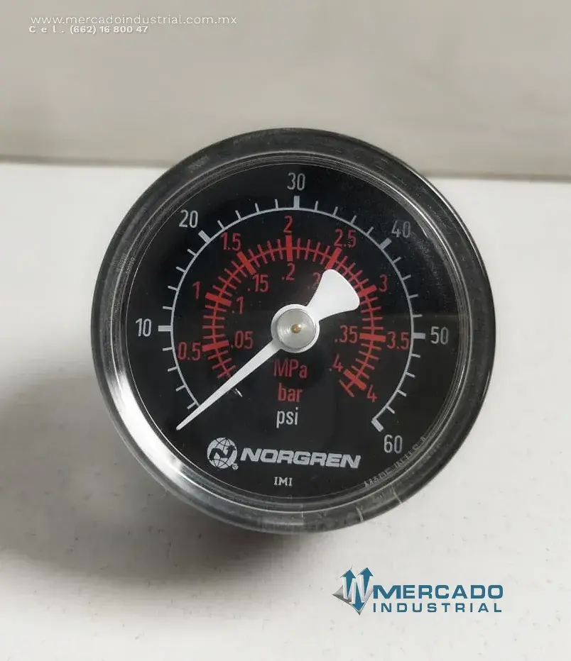 Regulador de presión neumático 50 PSI parte 82802531 marca Bucyrus - imagen 1