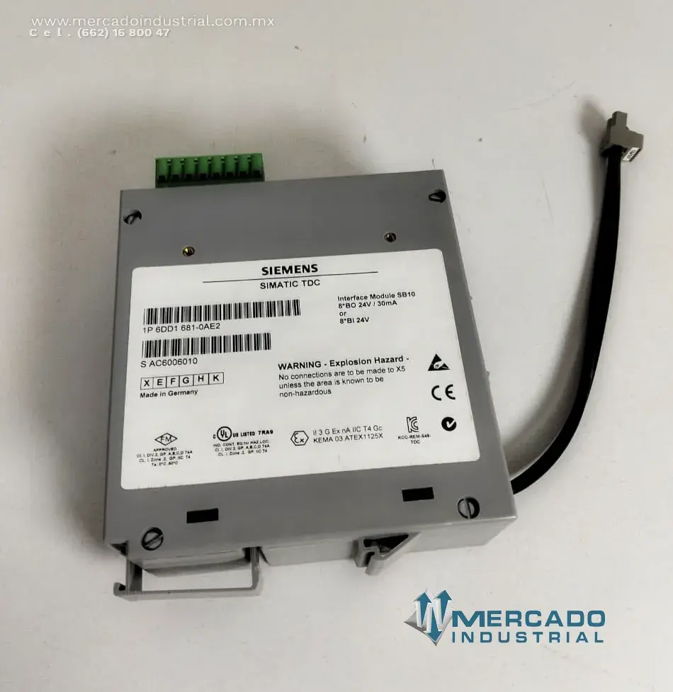 Módulo de interfaz 24 V DC 30 mA modelo SB10 marca SIEMENS - imagen 1