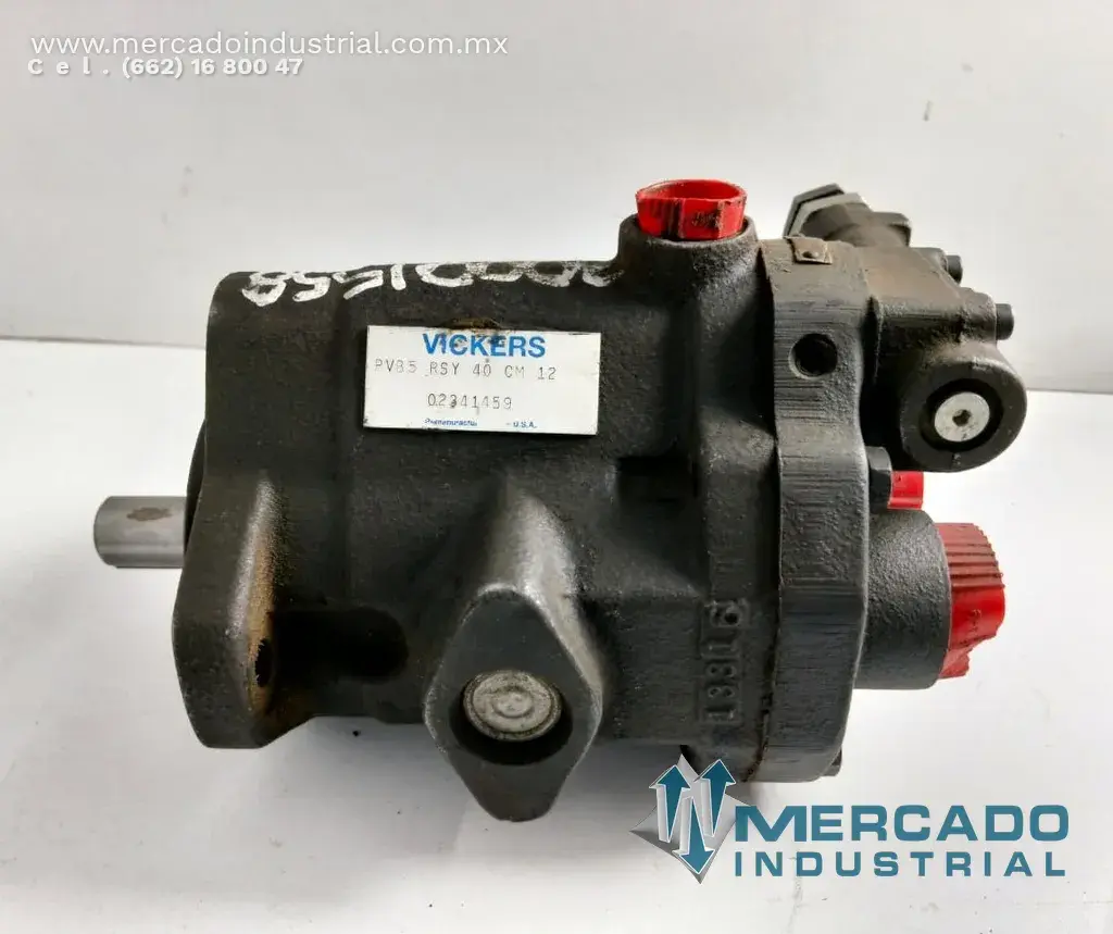Bomba hidráulica de pistones axiales de desplazamiento variable 3000 PSI modelo PVB5 RSY marca Vickers - imagen 1