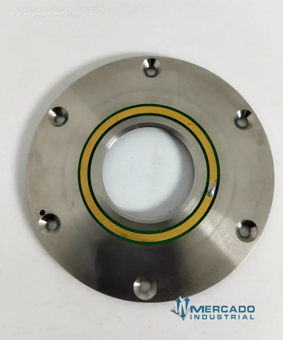 Brida metálica de precisión mecanizada 4'' marca OUTOTEC - imagen 1