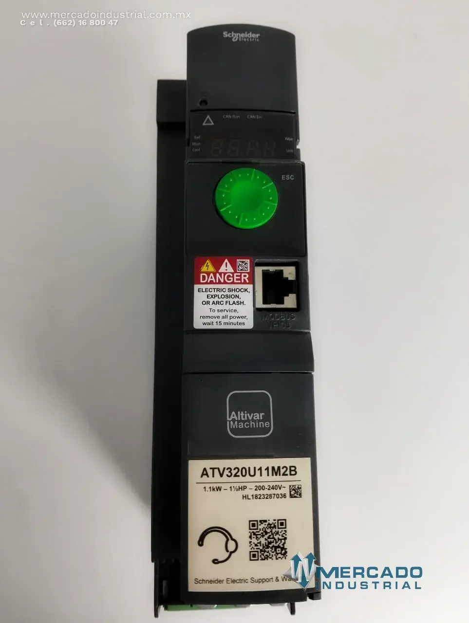 Variador de frecuencia  240 V 1 1/2 HP 6.9 A modelo ATV320U11M2B marca SCHNEIDER ELECTRIC - imagen 1