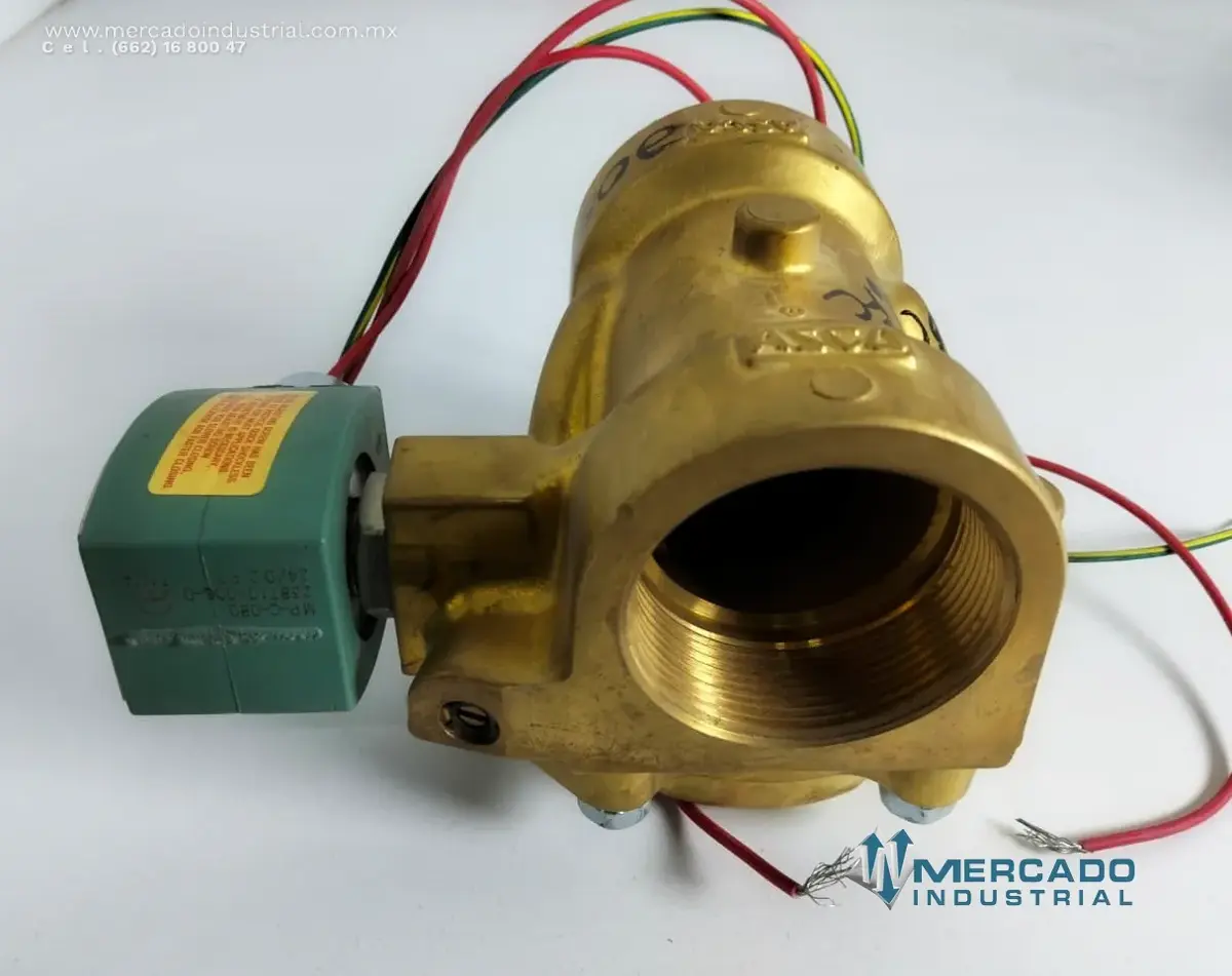 Válvula solenoide de acción 50 PSI modelo 8210G100 marca ASCO - imagen 1
