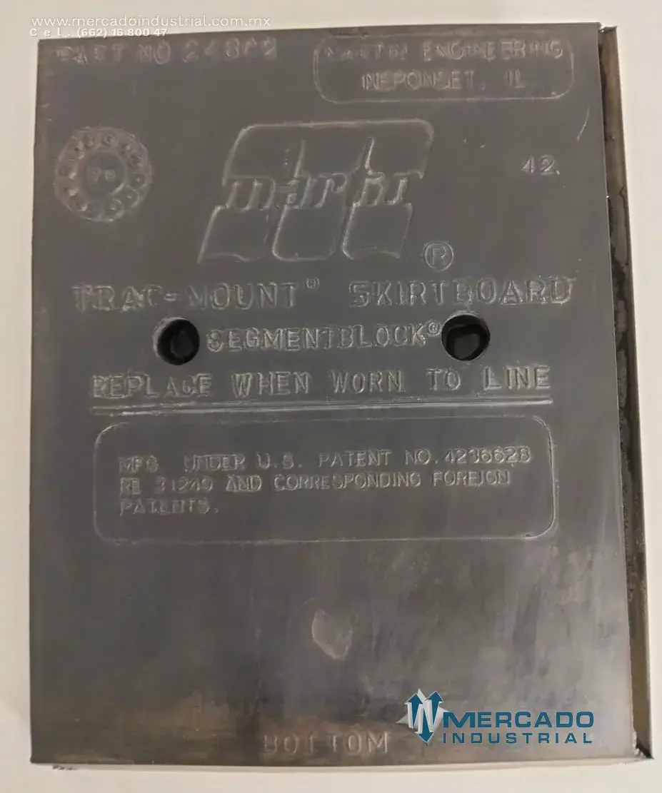 Bloque de faldón modelo 24802 marca MARTIN ENGINEERING - imagen 1