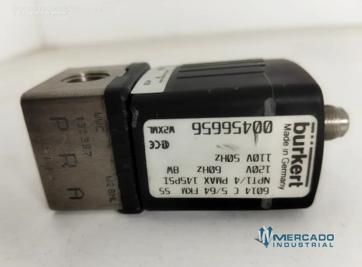 Válvula solenoide 145 PSI modelo 00456556 marca BÜRKERT - imagen 1
