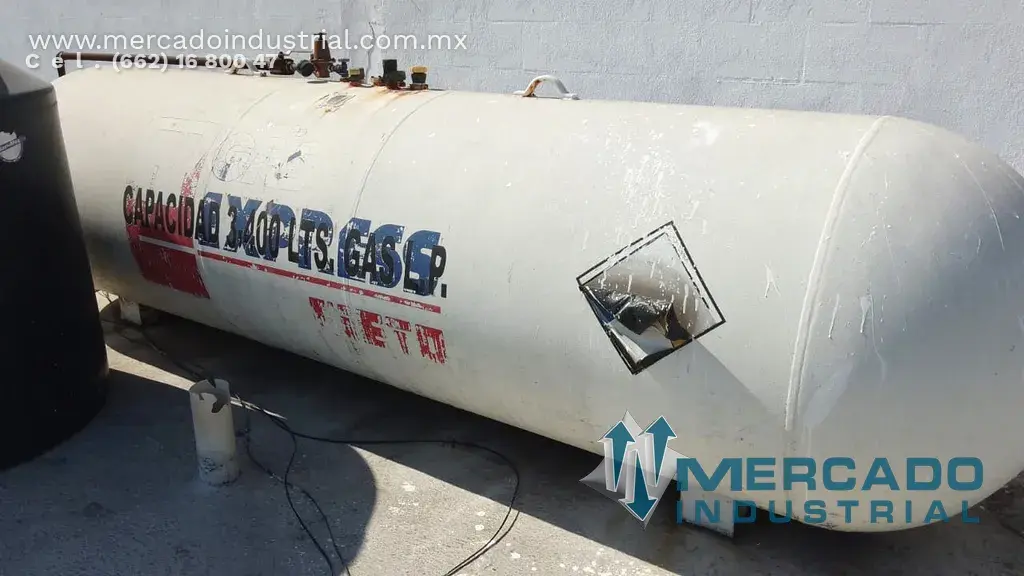 Tanque horizontal para gas LP de 3400 L marca TRINITY IND. DE MEXICO - imagen 1