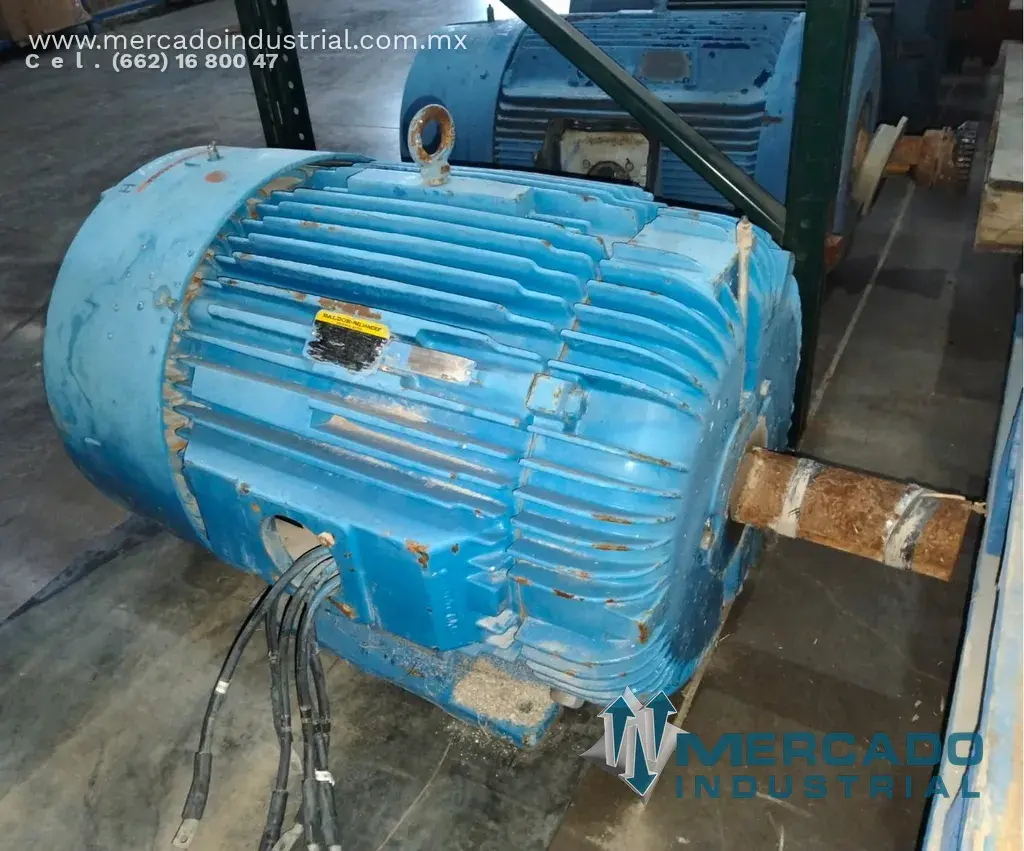Motor eléctrico 150 HP 4 polos 1785 RPM marca Baldor - imagen 1