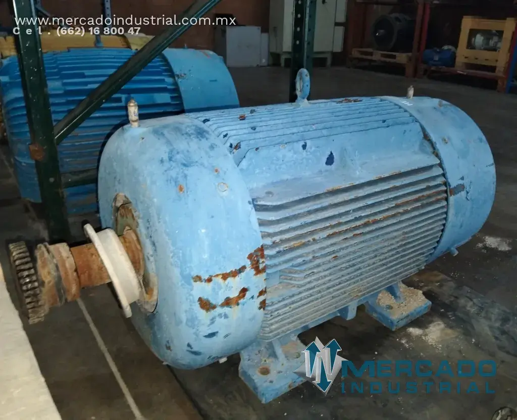 Motor eléctrico 200 HP 4 polos 1785 RPM marca Siemens - imagen 1